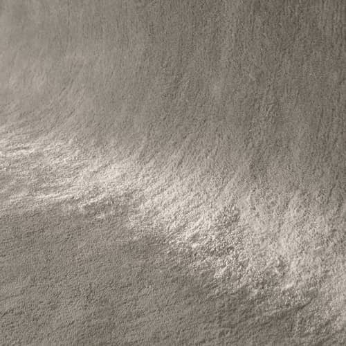 Teppich Stilla textil beige / 160 x 130 cm - handgetuftet - AYTM - Taupe - Wolle