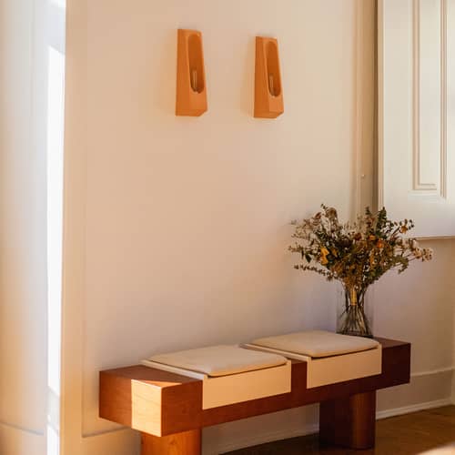 Applique Alcove céramique orange - VIOLAINE D\'HARCOURT - Terracotta - Céramique