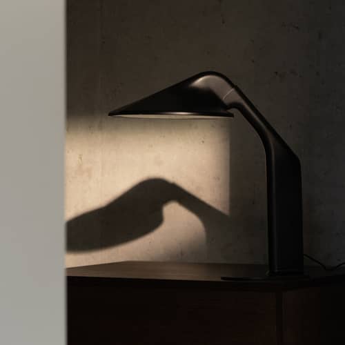 Lampada da tavolo Niwaki LED metallo nero - DCW éditions - Nero - Acciaio, Alluminio