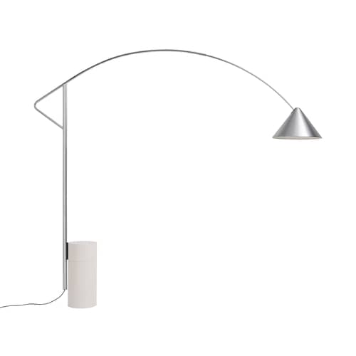 Lampadaire Compass / Extensible, pivotant et orientable - Hay - Aluminium - Aluminium