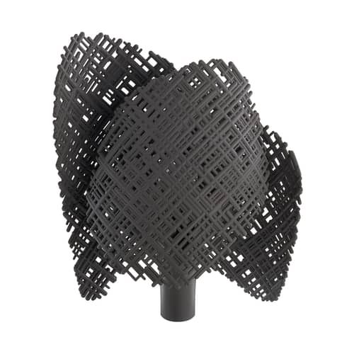 Lampe de table Tea plastique gris / L 28 x H 32,5 cm - Matériau recyclé - Kartell - Anthracite - ABS recyclé