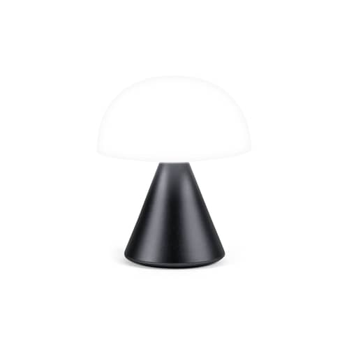 Lampe sans fil rechargeable Mina Mini LED métal plastique gris / H 8,3 cm / INDOOR - Lexon - Gris métallique - ABS, Aluminium