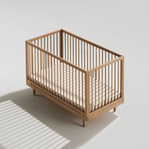 Lit bébé évolutif Pure / 75 x 145 cm - NOBODINOZ - Lit bébé - Chêne massif