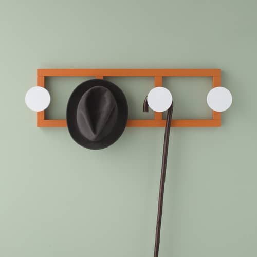 Portemanteau mural Hook 2 bois multicolore / By Nathalie du Pasquier - 75,9 x 24 cm - raawii - Hook 2 - Bois peint