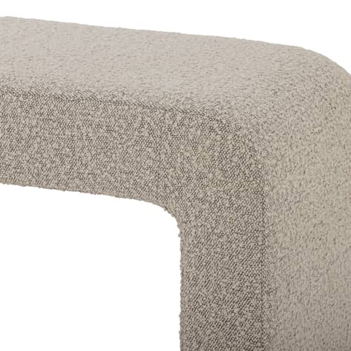 Sitzkissen Bobbie textil beige /70 x 40 cm x H 45 cm - Bouclé-Stoff - Bloomingville - Beige (Bouclé-Stoff) - Holz, Schaumstoff, Schlingenpol