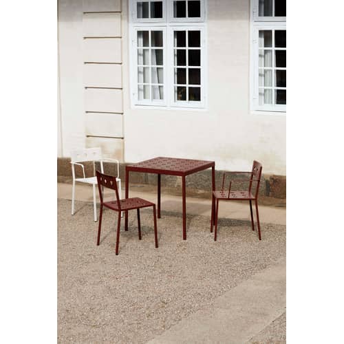 Stapelbarer Stuhl Balcony metall rot / Stahl - Hay - Oxidrot - thermolackierter Stahl