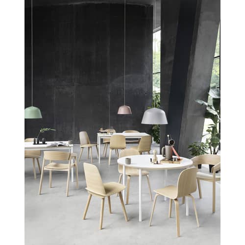 Suspension Ambit métal gris / Ø 40 cm - Muuto - Gris - Aluminium