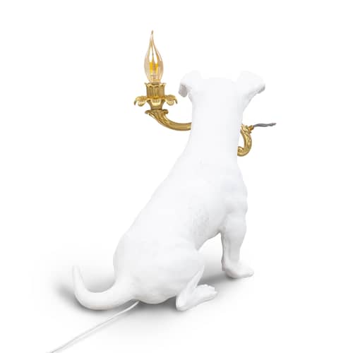 Rio Lamp Table lamp plastic material white gold / Resin - Seletti - White & gold - Resin