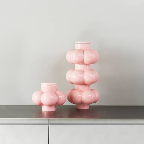 Accessoire  céramique rose / Couvercle pour vases Deko Object - Normann Copenhagen - Rose - Céramique