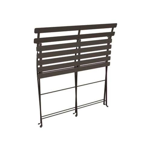 Banquette Bistro métal marron / Pliante - 2 places / L 88 cm - Fermob - Tonka - Acier
