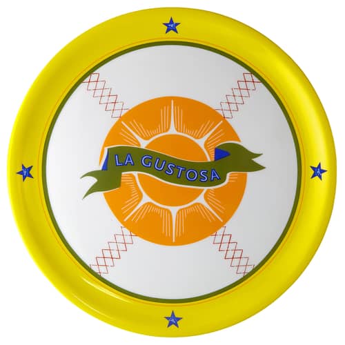 Assiette à pizza Bel Paese - La Gustosa   / Assiette de présentation - Ø 32 cm - Bitossi Home - Gustosa - Porcelaine