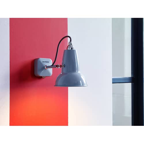 Wandleuchte Original 1227 Mini metall grau / Neuauflage 1930\' - Anglepoise - Taubengrau - Gussaluminium, Stahl