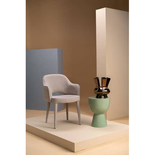 Tabouret Tip Tap - Pols Potten - Vert Olive - Polyester laqué