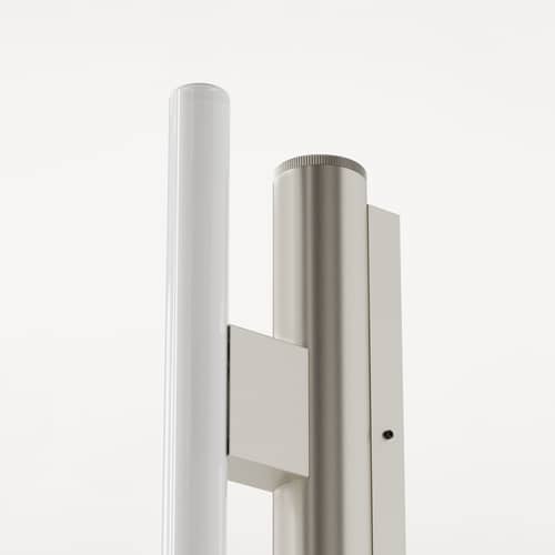 Eiffel Single Wall light with plug metal silver / H 30 cm - Frama  - H 30 cm - Stainless steel