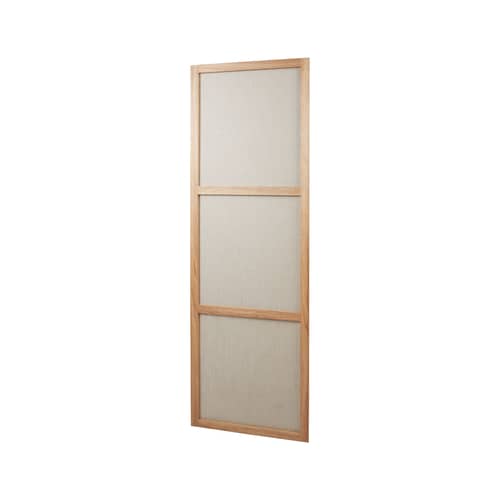 Zubehör  holz beige / Zusatzpaneel für Paravent Frame - B 58 x H 180 cm - Frama  - Zusätzliches Panel / Eiche & Leinen beige - geölte Eiche, Leinenstoff