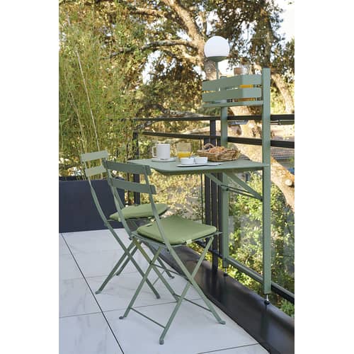 Chaise pliante Bistro métal violet - Fermob - Cerise noire - Acier laqué