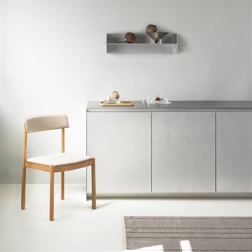 Etagère murale Alu métal / L 80 cm - Normann Copenhagen - L 80 cm - Aluminium brossé