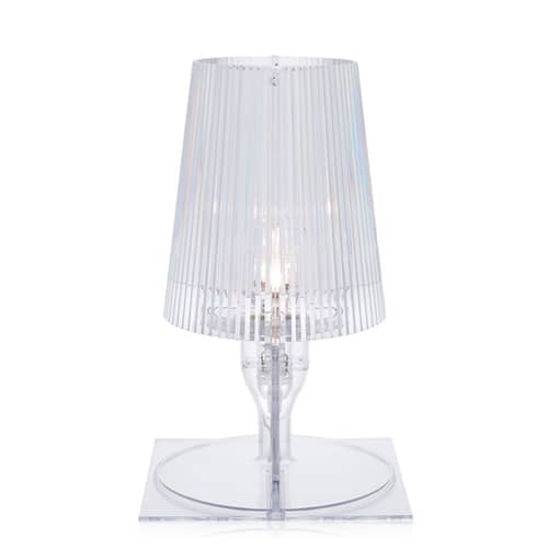 Lampe de table Take plastique transparent / Polycarbonate 2.0 - Ferruccio Laviani, 2003 - Kartell - Cristal - Polycarbonate 2.0