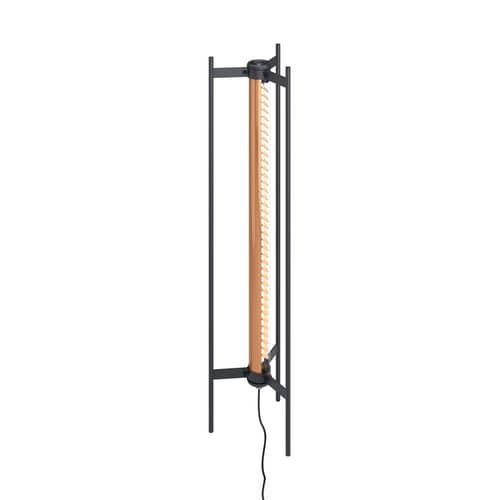Stehleuchte Elgar LED metall kupfer / H 117 cm - SAMMODE STUDIO - Kupfer - Aluminium, bemalter Stahl, Polykarbonat
