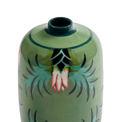Vaso Flamboyance ceramica verde / Small - H 32 cm - Serax - Verde - Gres