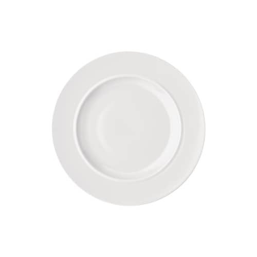Set 4 assiettes La Bella Tavola Ø 27 cm - céramique / Ettore Sottsass - Alessi - Blanc uni - Porcelaine fine