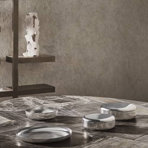 Corbeille Eot - JM17 métal / Jasper Morrison - Ø 24 cm - Alessi - Acier - Acier inoxydable