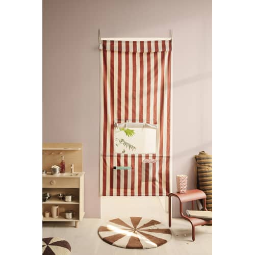 Marchepied Up Step / L 34 x P 35 x H 36 cm - Ferm Living - Rouge coquelicot - Fer