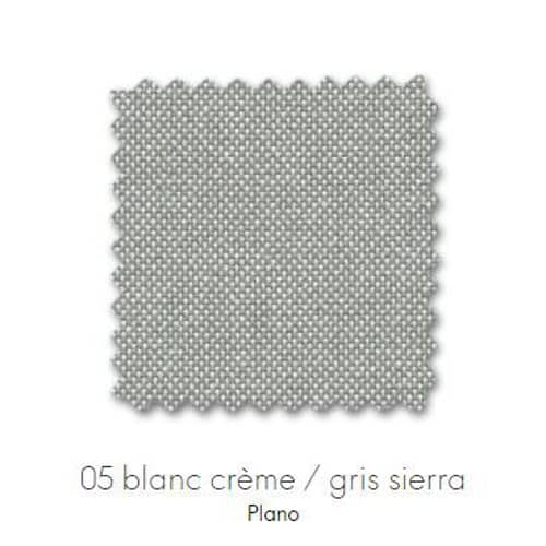 Sessel mit Rollen Rookie textil grau H 39 bis 51 cm - Vitra - Hellgrau (Stoff Plano) / Untergestell grau - Gewebe, Polyamid, Polypropylen, Polyurethan-Schaum