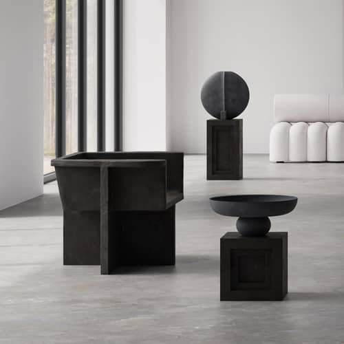 Vase Guggenheim Big von 101 COPENHAGEN - schwarz | Made In Design