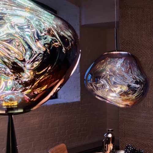 Accessoire / Diffuseur dichroïque pour lampes Melt Ø 50 cm - Tom Dixon - Dichroïque - Polycarbonate