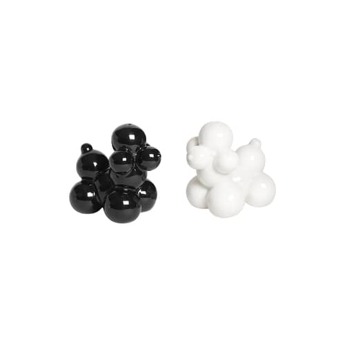 Ensemble salière et poivrière Poodle céramique - Jonathan Adler - Ensemble salière et poivrière Poodle céramique - Porcelaine