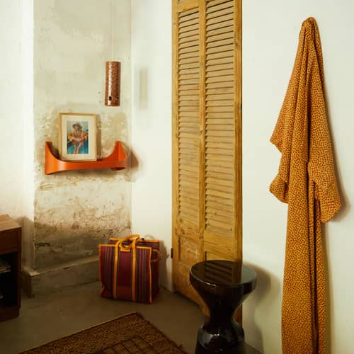 Scaffale Retro legno arancione / L 60 cm - HK LIVING - Arancione - MDF laccato