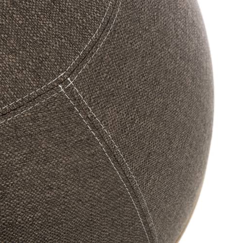Sedia ergonomica Ballon Original Regular tessuto marrone beige / Ø 55 cm - BLOON PARIS - Neo - PVC, Tessuto poliestere