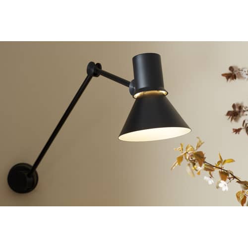 Applique Murale 2 Flammes Vintage Noir – Bras Long Oscillant, Douille E14, Interrupteur Rotatif, Pour Bar, Salon, Couloir - 12