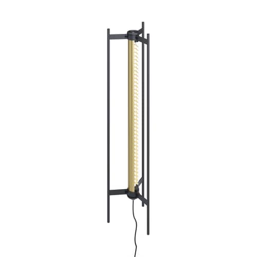 Lampada a stelo Elgar LED metallo oro / H 117 cm - SAMMODE STUDIO - Ottone - Acciaio verniciato, Alluminio, policarbonato