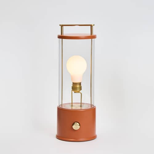 Lampada senza fili ricaricabile The Muse 2.0 metallo arancione / IP44 - TALA - Arancione - Alluminio, Vetro borosilicato