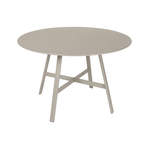 Runder Tisch So’O metall beige / Ø 117 cm - 6 Personen - Fermob - Muskat - Stahl