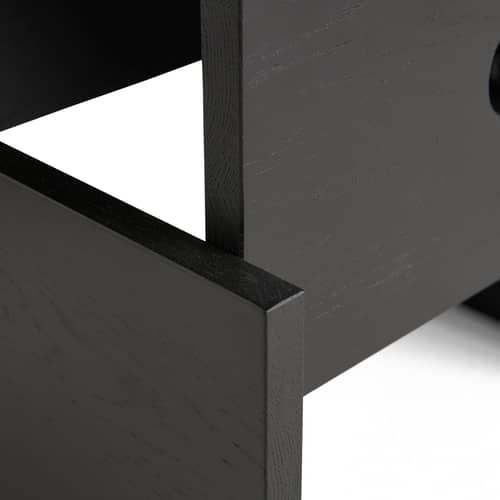 Table d'appoint Wood Box Hay / 40 x 40 x H 35 cm - Noir - Bois | Made ...