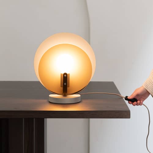 Toledo Table lamp glass orange - It\'s about Romi - Amber - Coloured glass, Iron