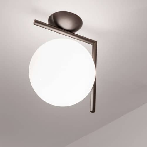 Ampoule LED E27 dimmable Tube T38 / 15W (= 150W) - Blanc chaud - Flos - Transparent - Verre