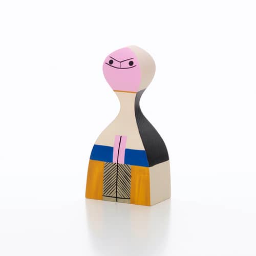 Dekoration Wooden Dolls - No. 15 holz bunt / By Alexander Girard, 1952 - Vitra - Nr. 15 - Tanne