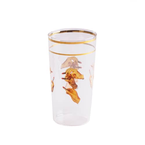 Glas Toiletpaper - Lipsticks glas bunt / H 13 cm - Seletti - Lippenstifte - Borosilikatglas