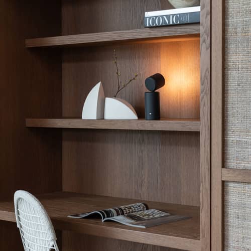 Lampe sans fil rechargeable Milan LED / Applique - Orientable - It\'s about Romi - Noir - Aluminium