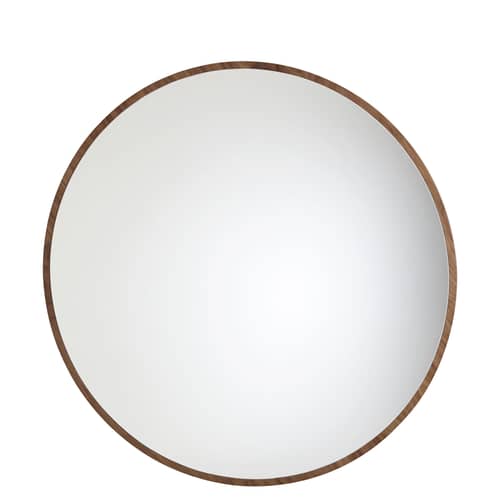 Miroir mural Bulle Medium / Ø 75 cm - Noyer - Maison Sarah Lavoine - Noyer - Noyer huilé, Verre