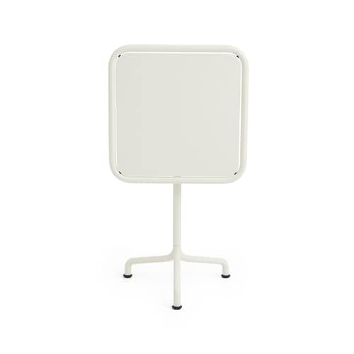 Table carrée Deville métal blanc / 55 x 55 cm - Hay - Blanc crème - 