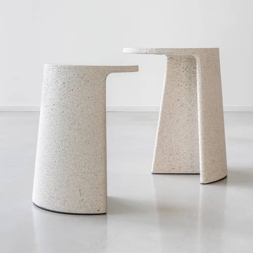Table d\'appoint Ancora béton gris / Ø 35,5 x H 47 cm - Magis - / Ø 35 x H 47 cm - Béton