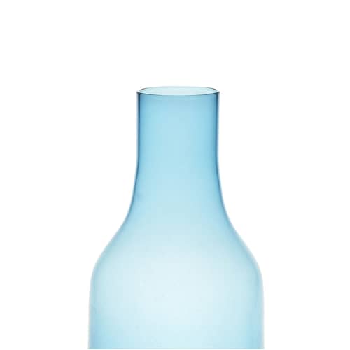 Caraffa Bottiglia vetro blu / H 27 cm - Bitossi Home - Blu - vetro soffiato