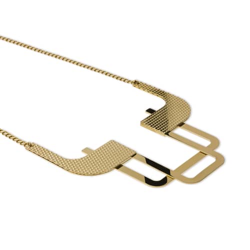 Collier Venusia - Trama or métal - Alessi - Or - Acier revêtement PVD
