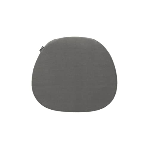 Cuscino per seduta Soft Seat OUTDOOR tessuto grigio / type B - L 41,5 x P 37 cm - Vitra - Grigio scuro (tessuto Simmons 61) - Schiuma di poliuretano, Tessuto outdoor