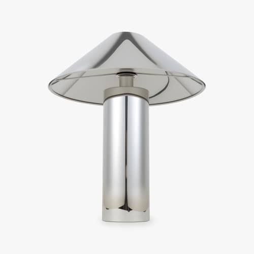 Lampe de table Chroma métal chromé / H 41 cm - NV GALLERY - Chromé - Acier inoxydable